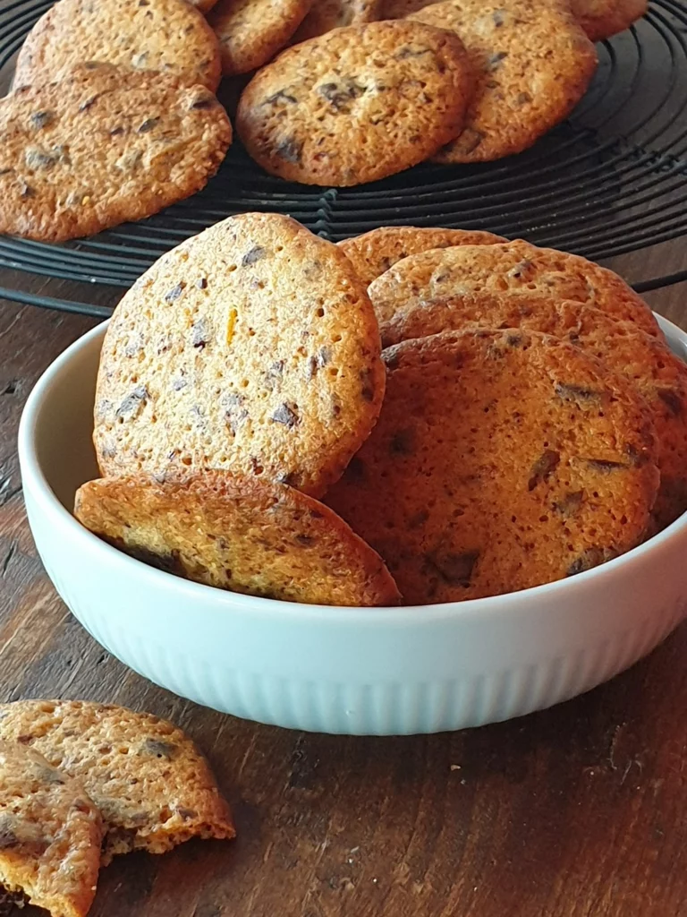 Knusperkekse mit Schokolade