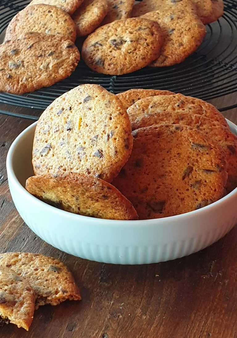 Knusperkekse mit Schokolade