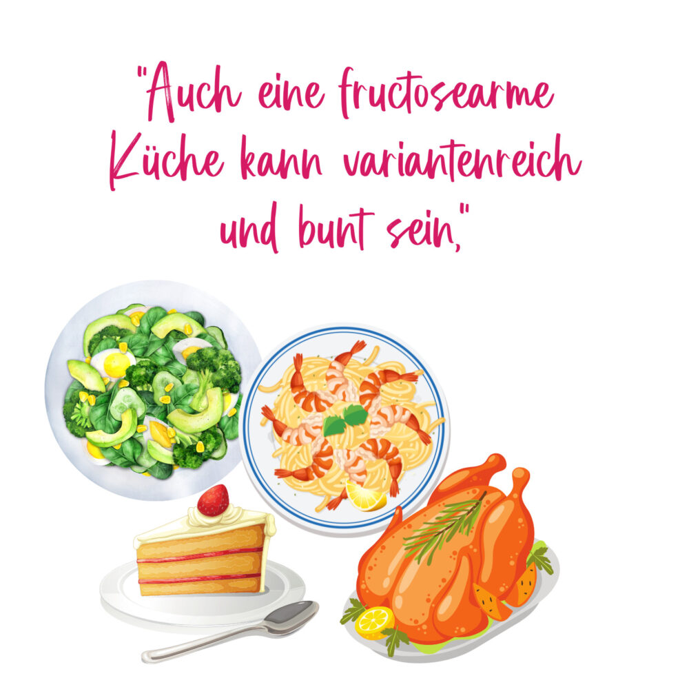 Fructosearme Küche kann schmackhaft sein - Grafik