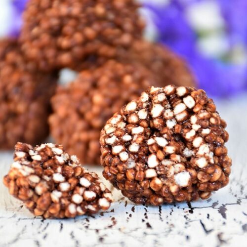 Quinoa Kakao Bällchen für fructosearmes Naschen