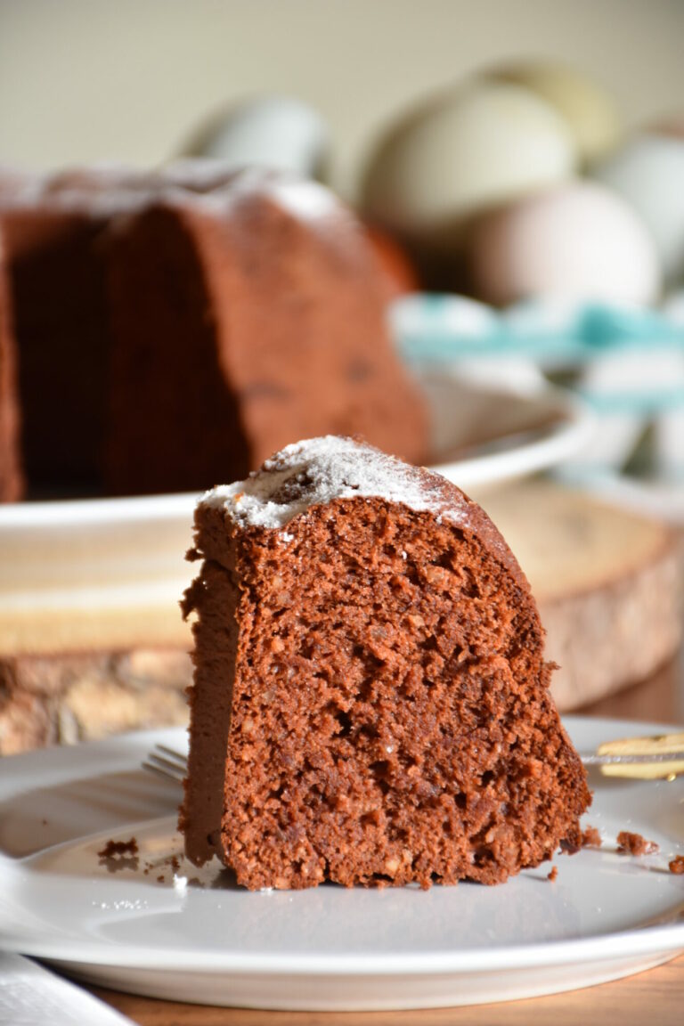 Schoko-Nuss-Kuchen mit Eiweiß gebacken