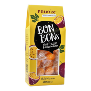 Multivitaminbonbons-Maracuja-Geschmack ohne Fructsoe, sorbitfrei, in Giebelbox