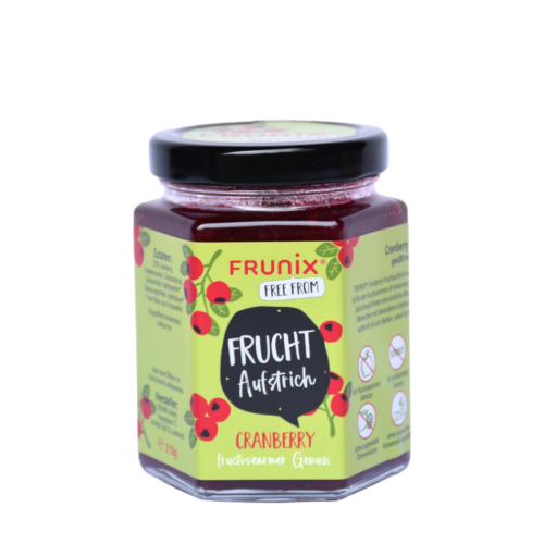 Cranberry-Marmelade, Preiselbeere, fructosearm, histaminarm, fructosearme Ernährung