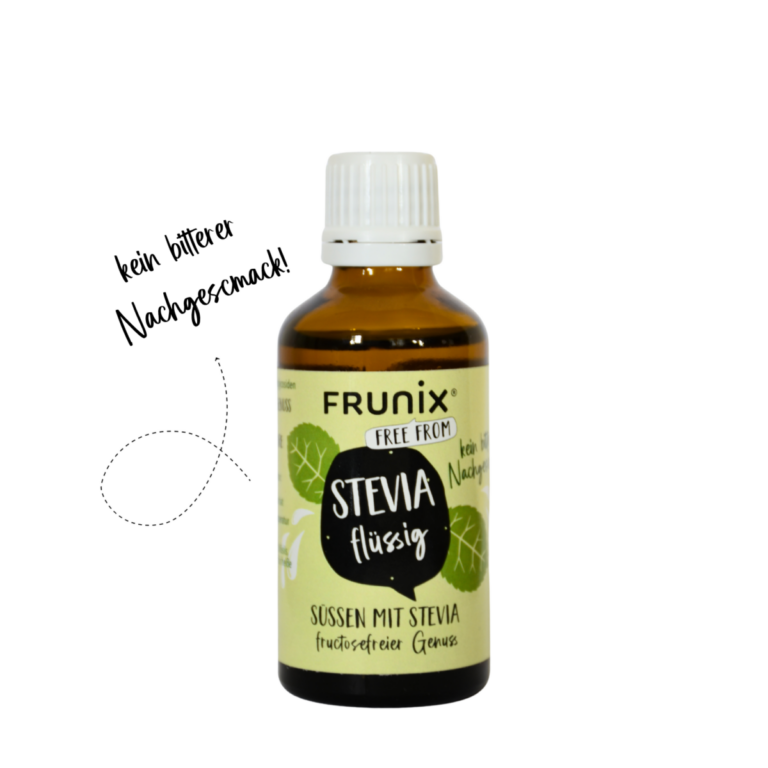 Flüssiges Stevia in der Tropfflasche, fructosefrei, zuckerfrei