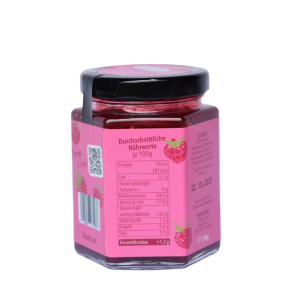Himbeer-Marmelade, fructosearm, fruchtig, frisch, Fructoseintoleranz