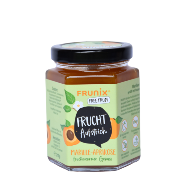 Fruchtige Marillenmarmelade, Aprikosenmarmelade, fructosearm, Fructoseintoleranz, fruchtig