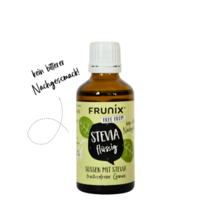 Flüssiges Stevia in der Tropfflasche, fructosefrei, zuckerfrei